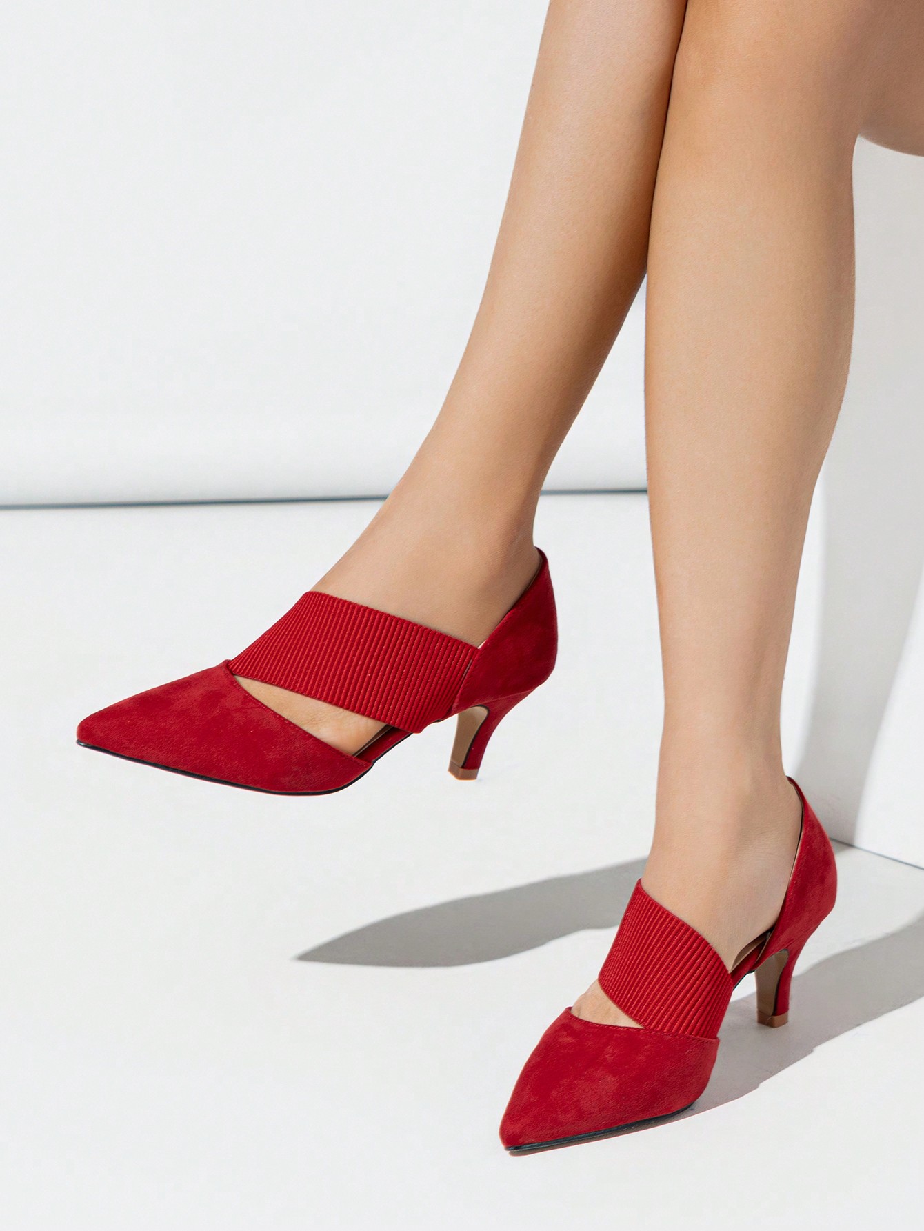 In Red Women Pumps