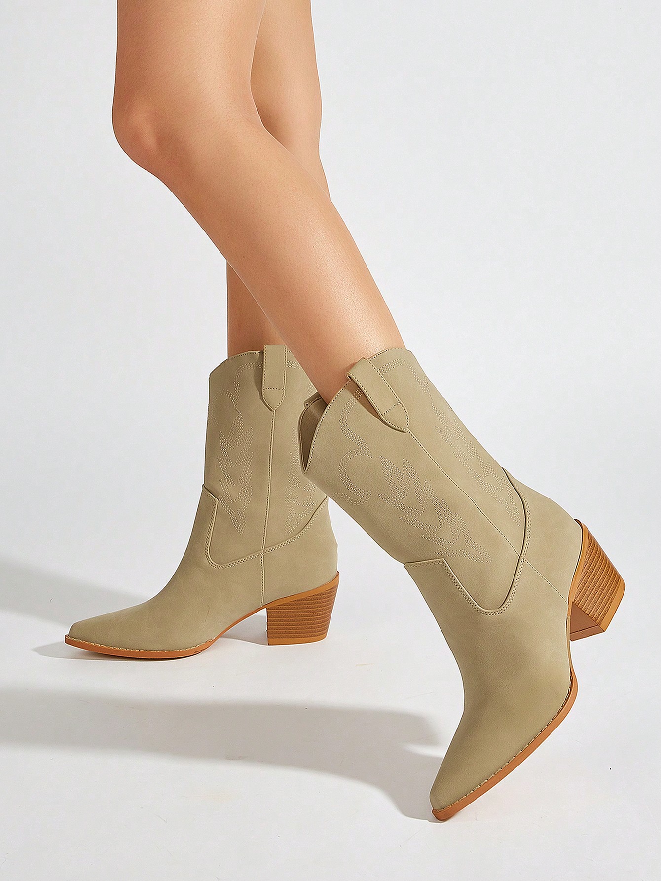 In Khaki Women Ankle Boots & Booties