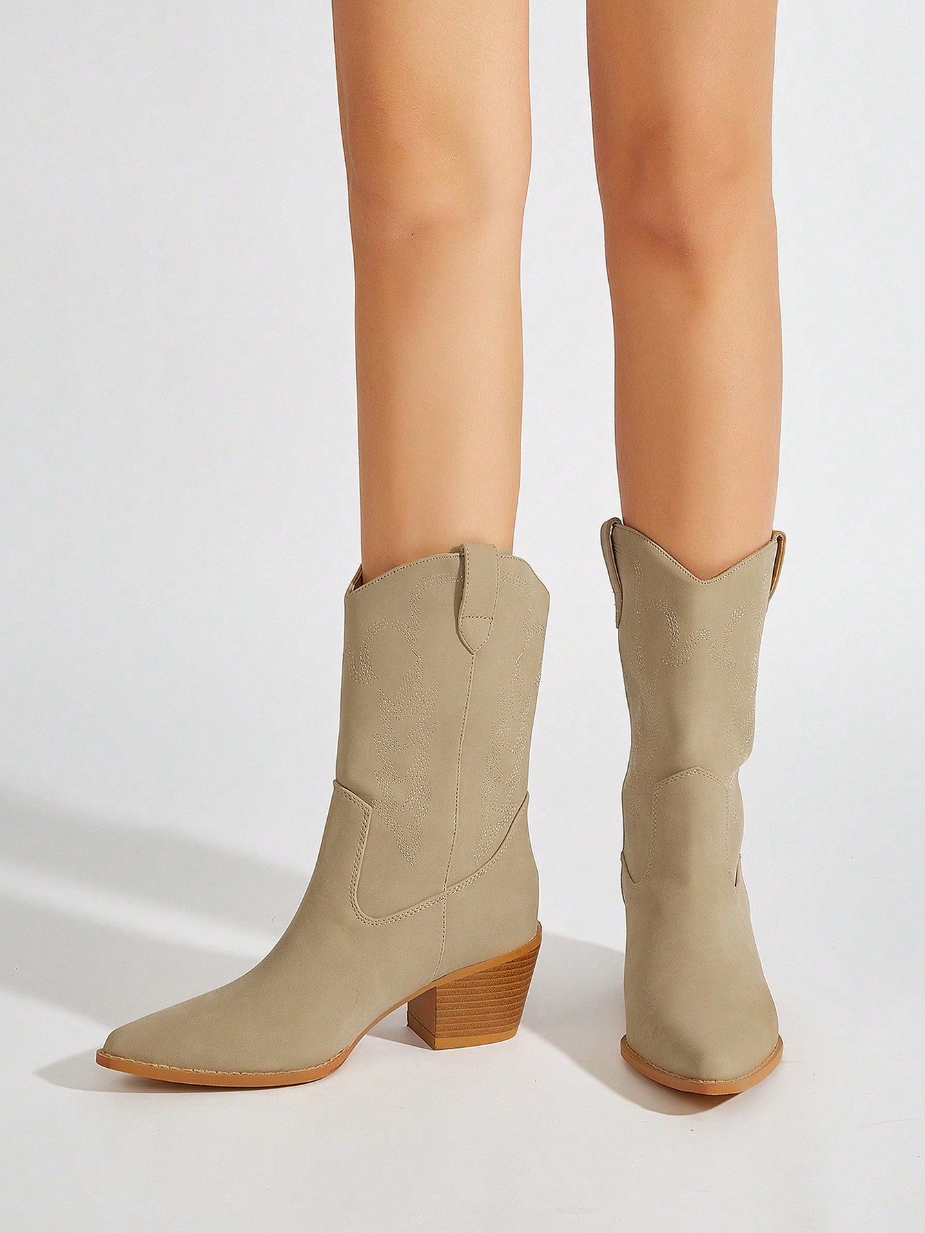 In Khaki Women Ankle Boots & Booties