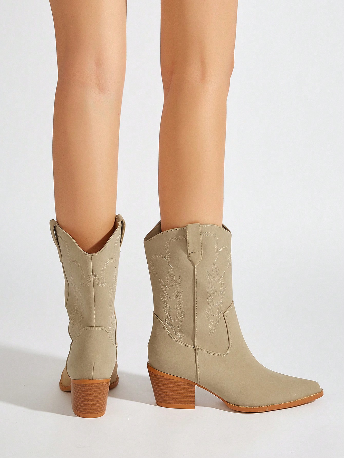 In Khaki Women Ankle Boots & Booties