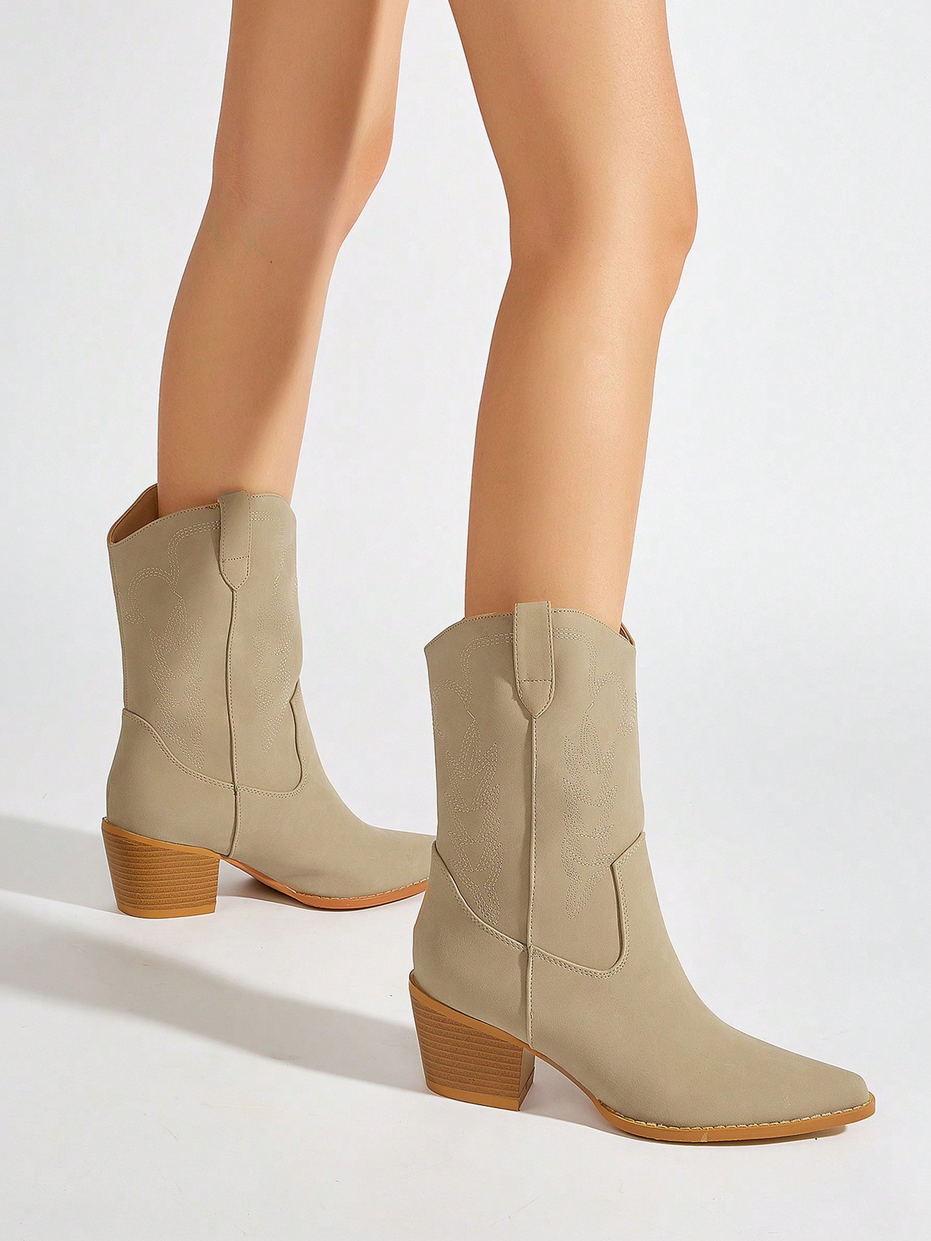 In Khaki Women Ankle Boots & Booties