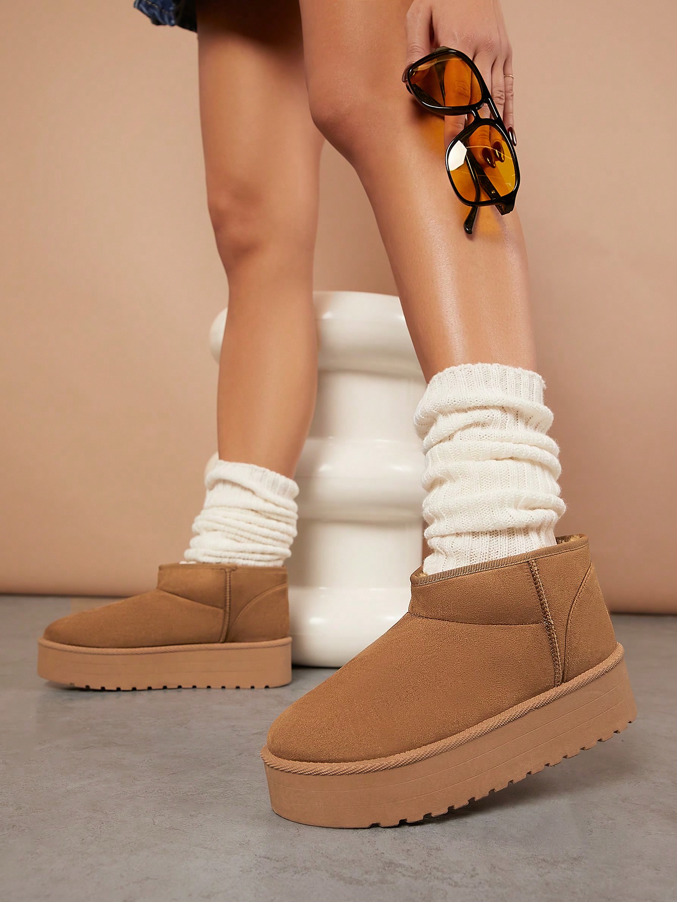 In Camel Women Fashion Boots