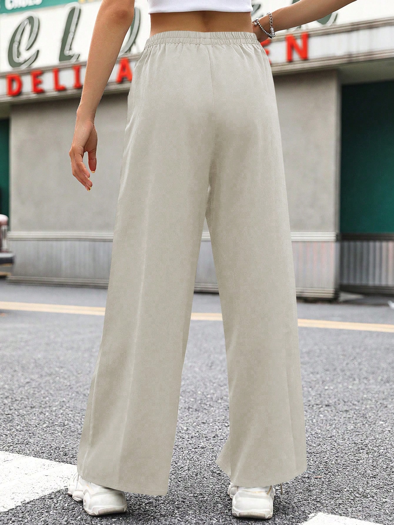 In Beige Women Pants