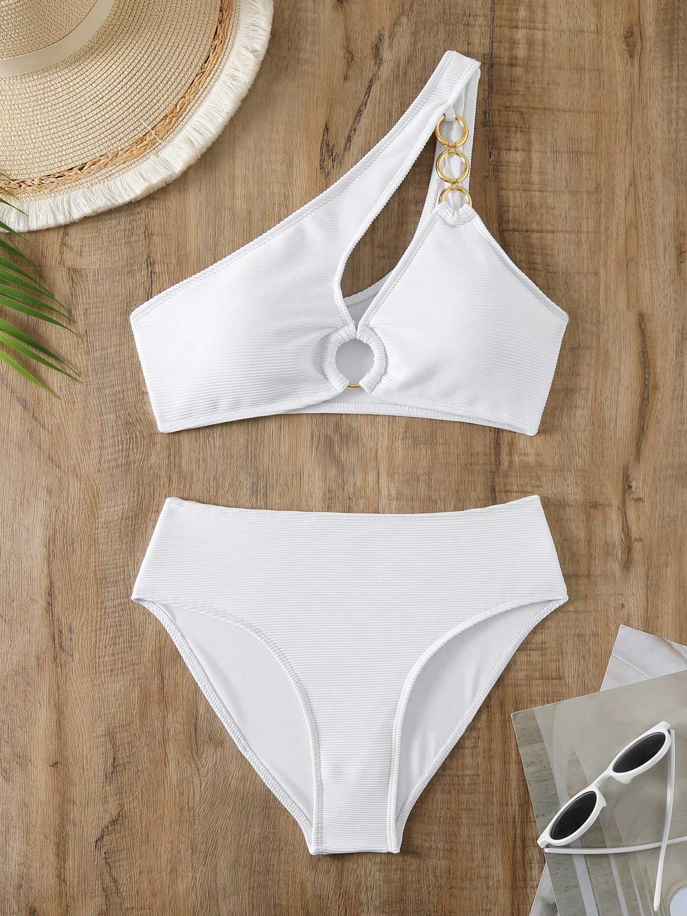 In White Women Bikini Sets