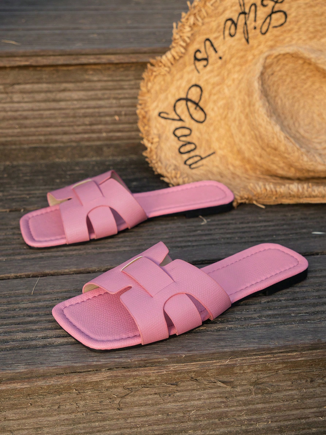 In Pink Women Flat Sandals