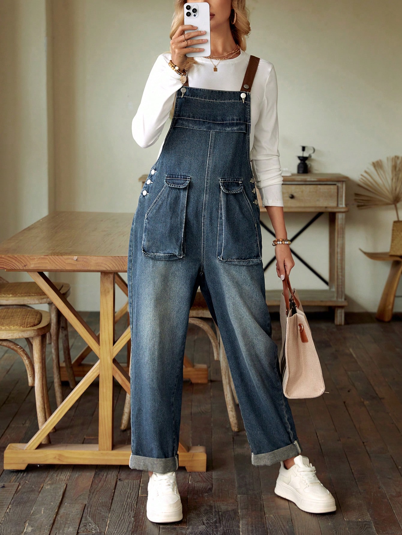 Women Denim Overalls & Jumpsuits