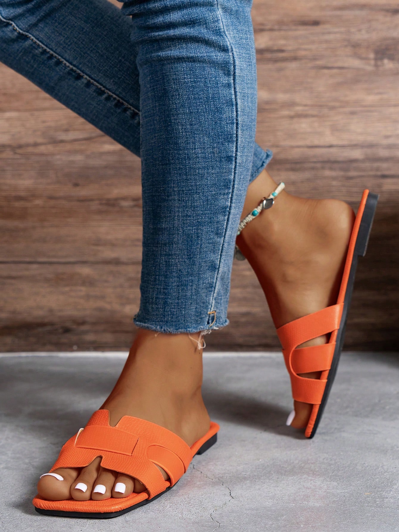 In Orange Women Shoes