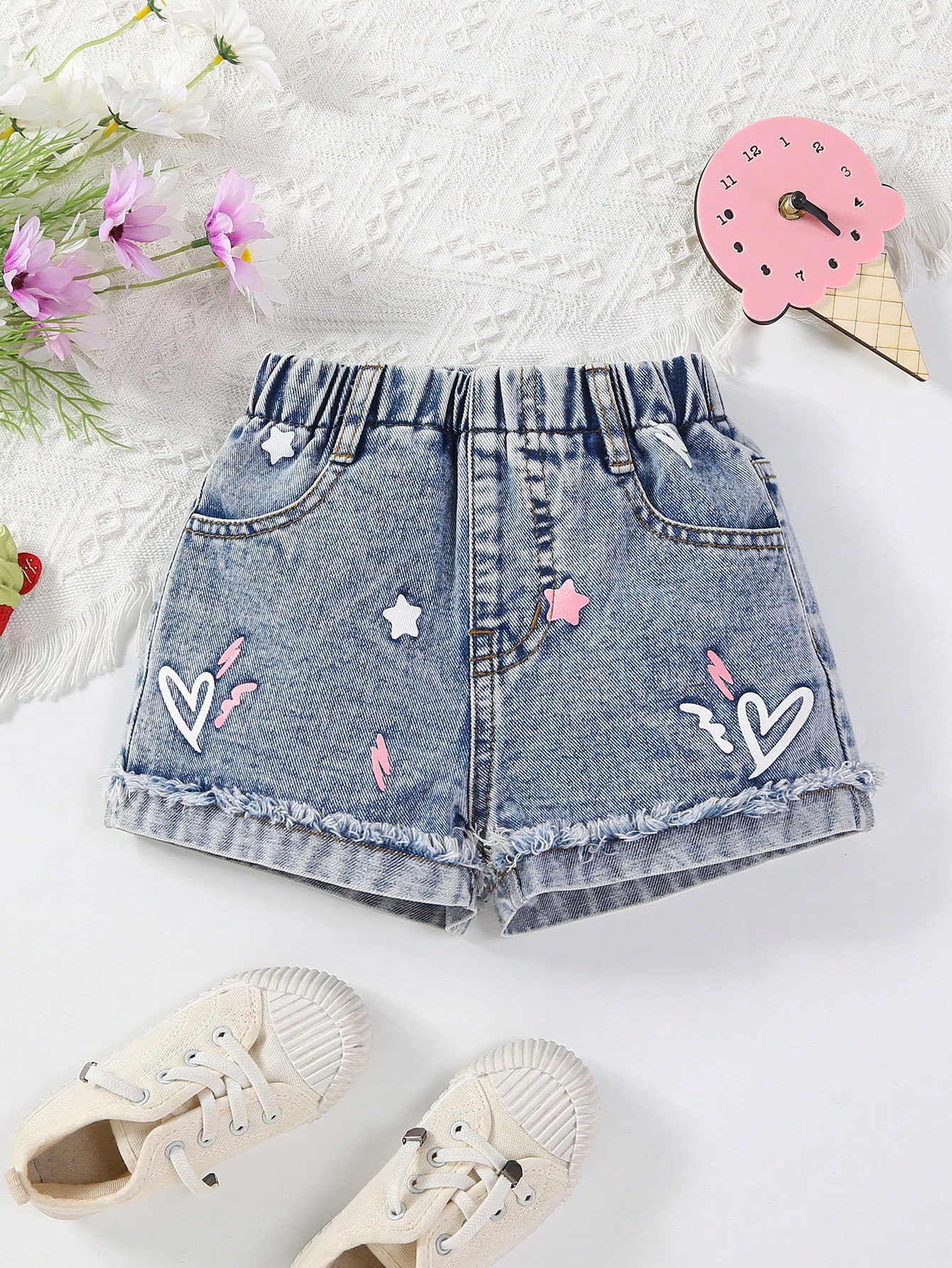 Young Girls Denim Shorts