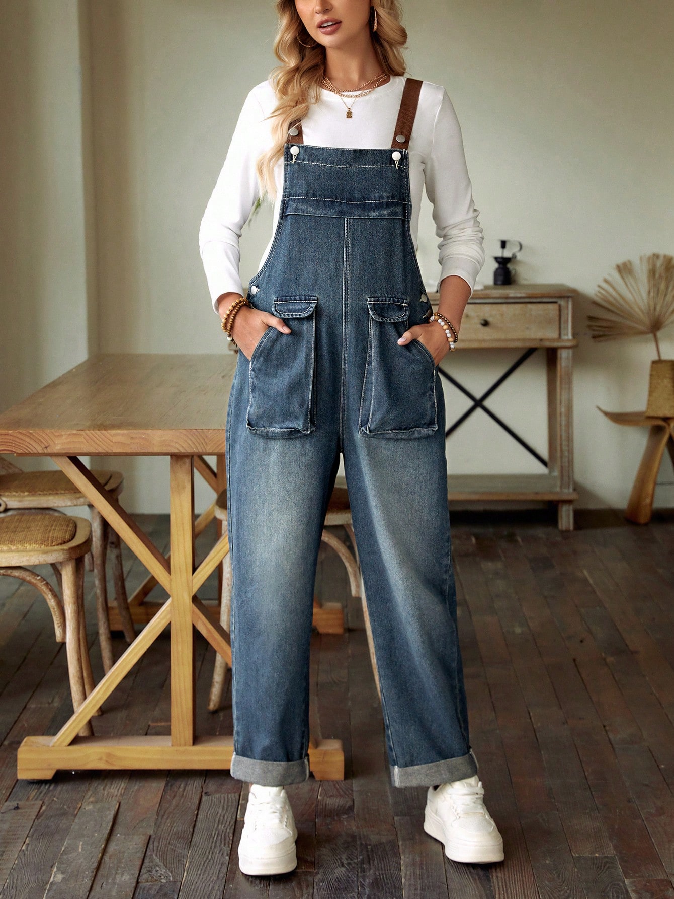 Women Denim Overalls & Jumpsuits