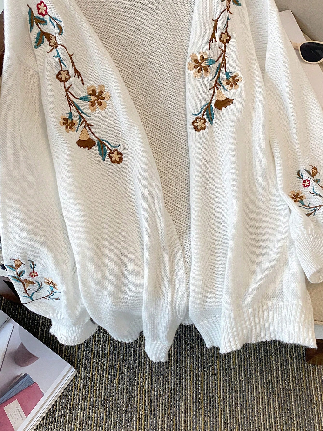 In Long Sleeve Plus Size Cardigans