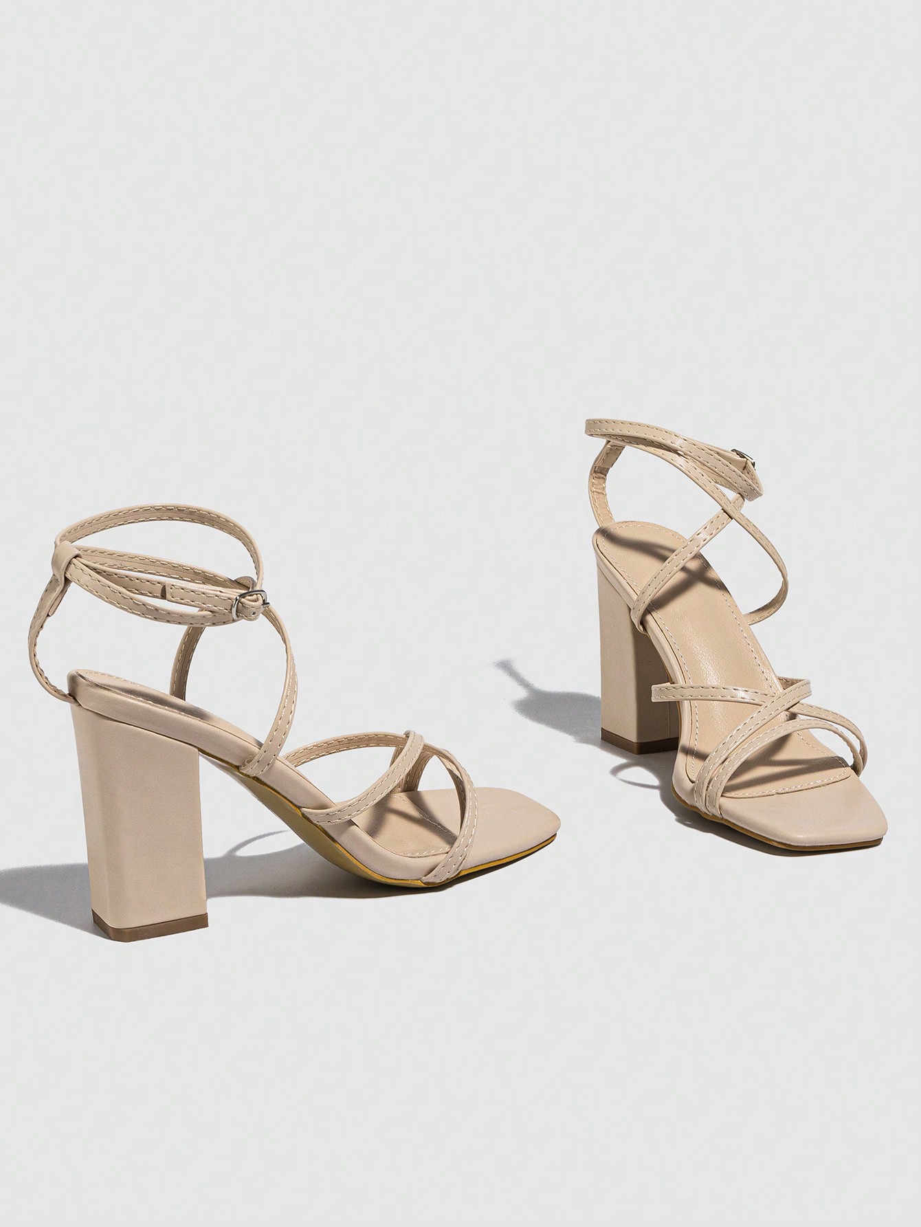 In Apricot Women Heeled Sandals