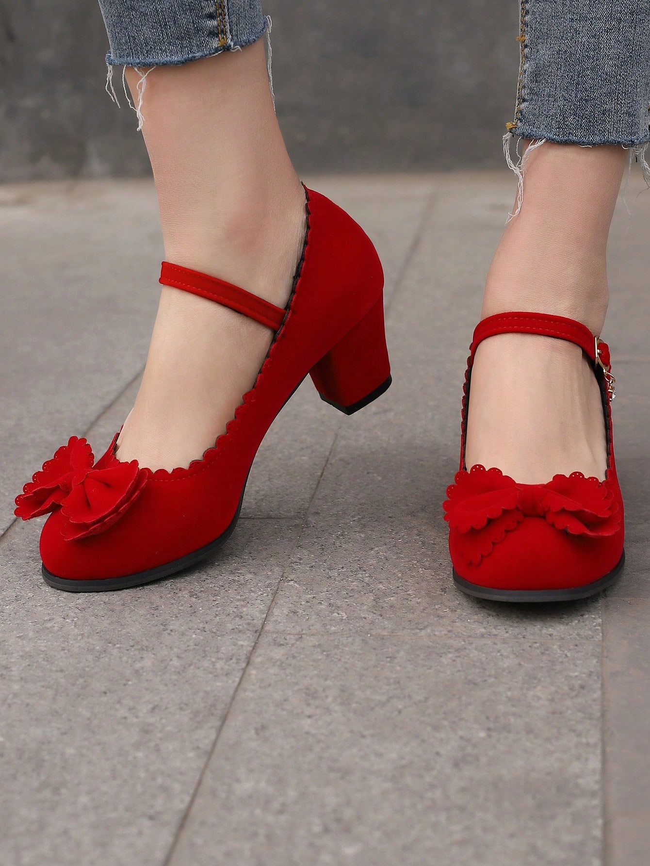 In Red Women Pumps