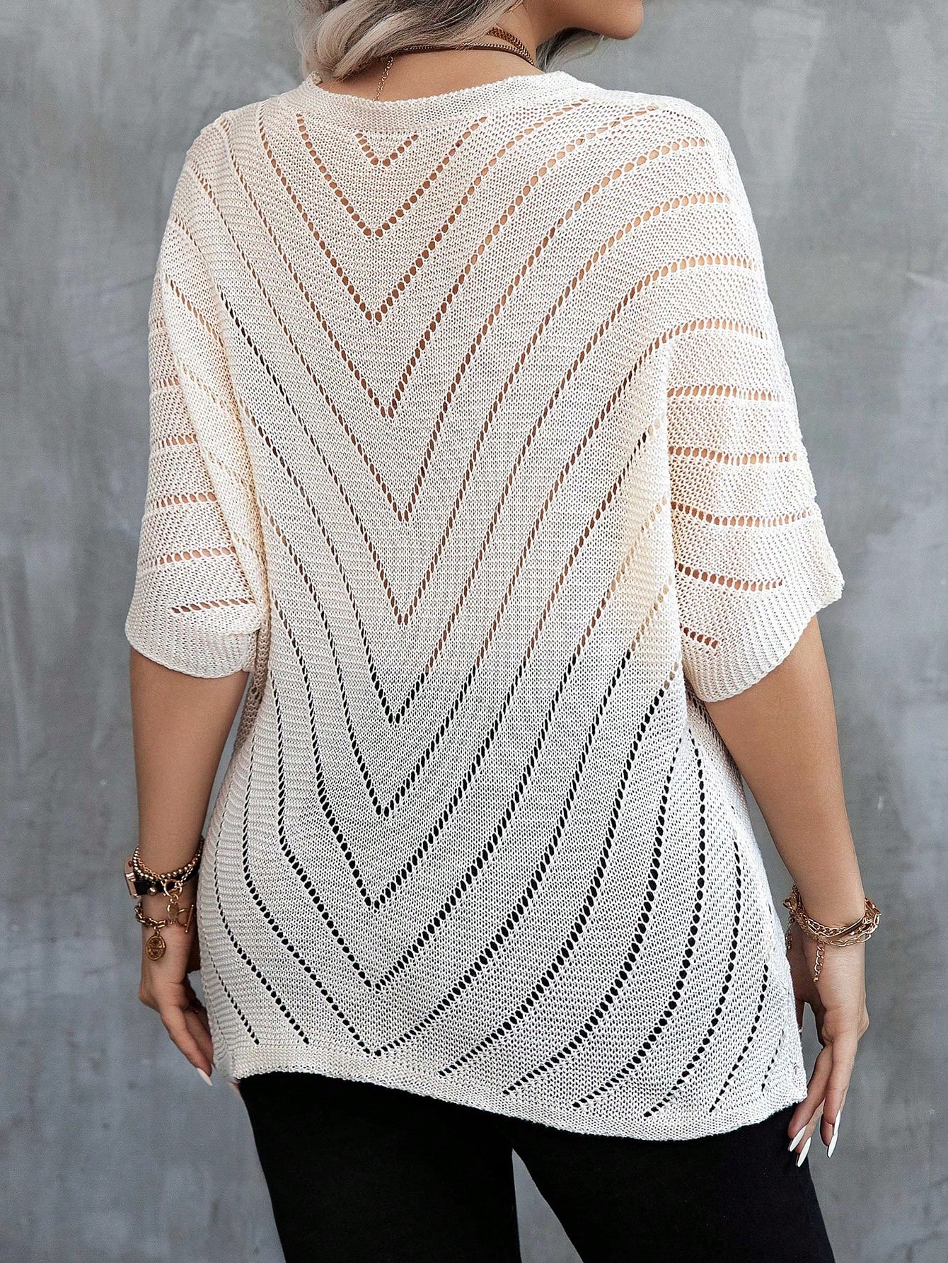 In Casual Plus Size Knit Tops