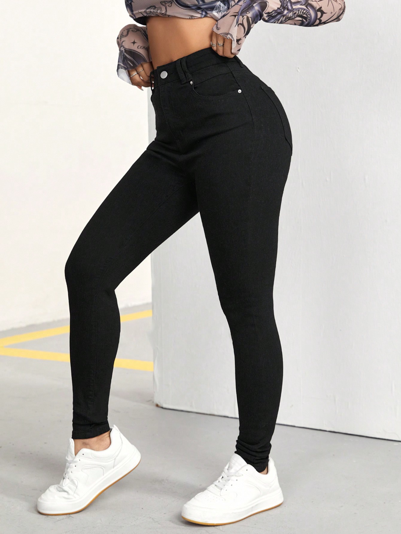 In Black Women Denim