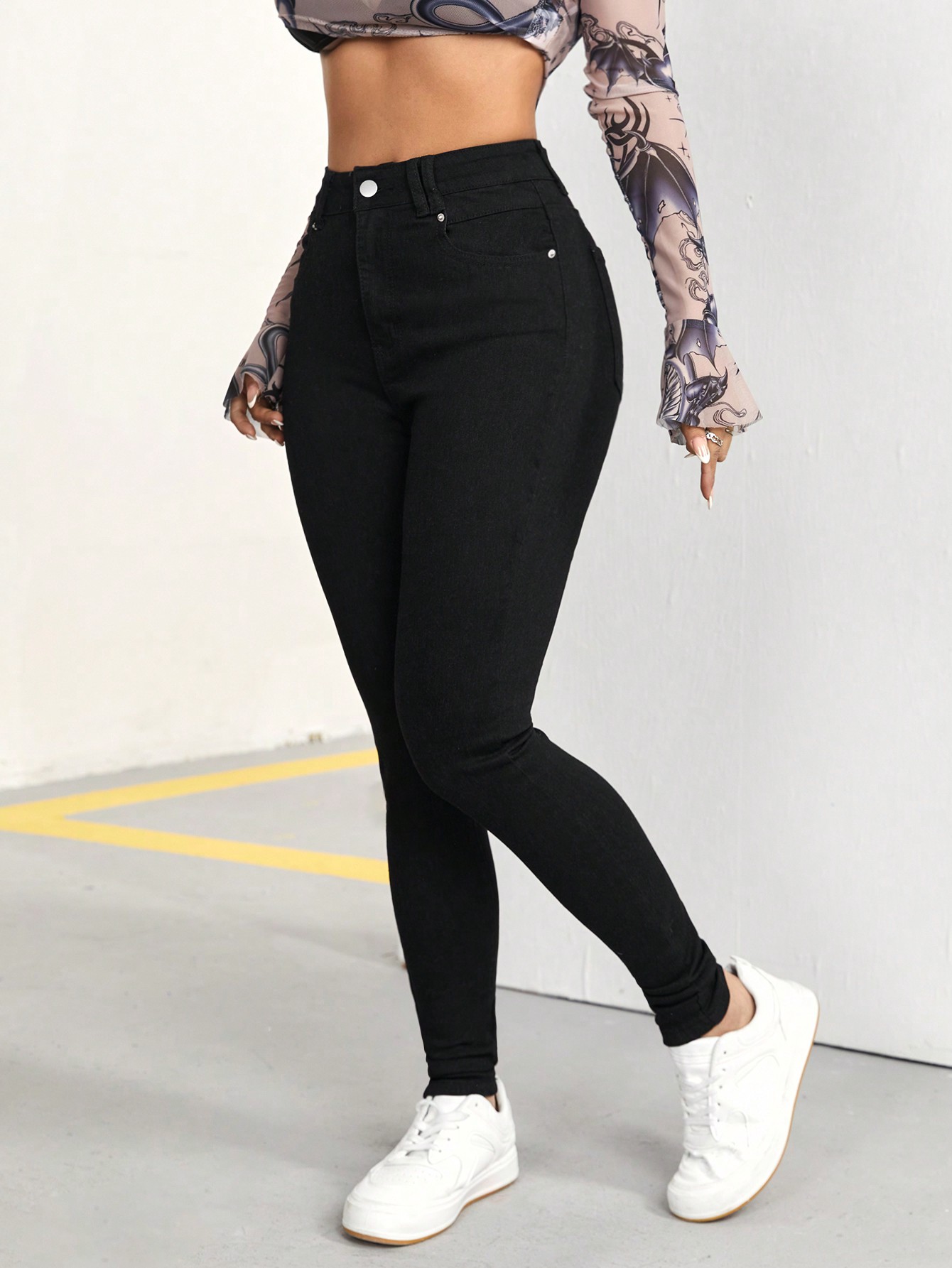 In Black Women Denim