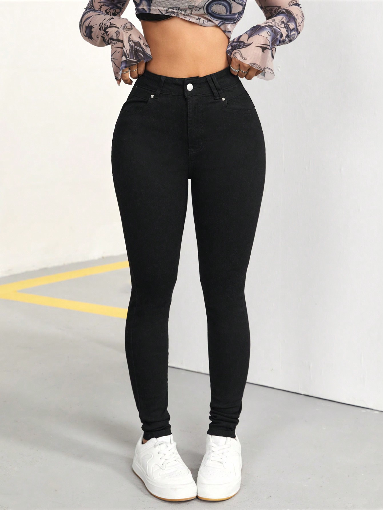 In Black Women Denim