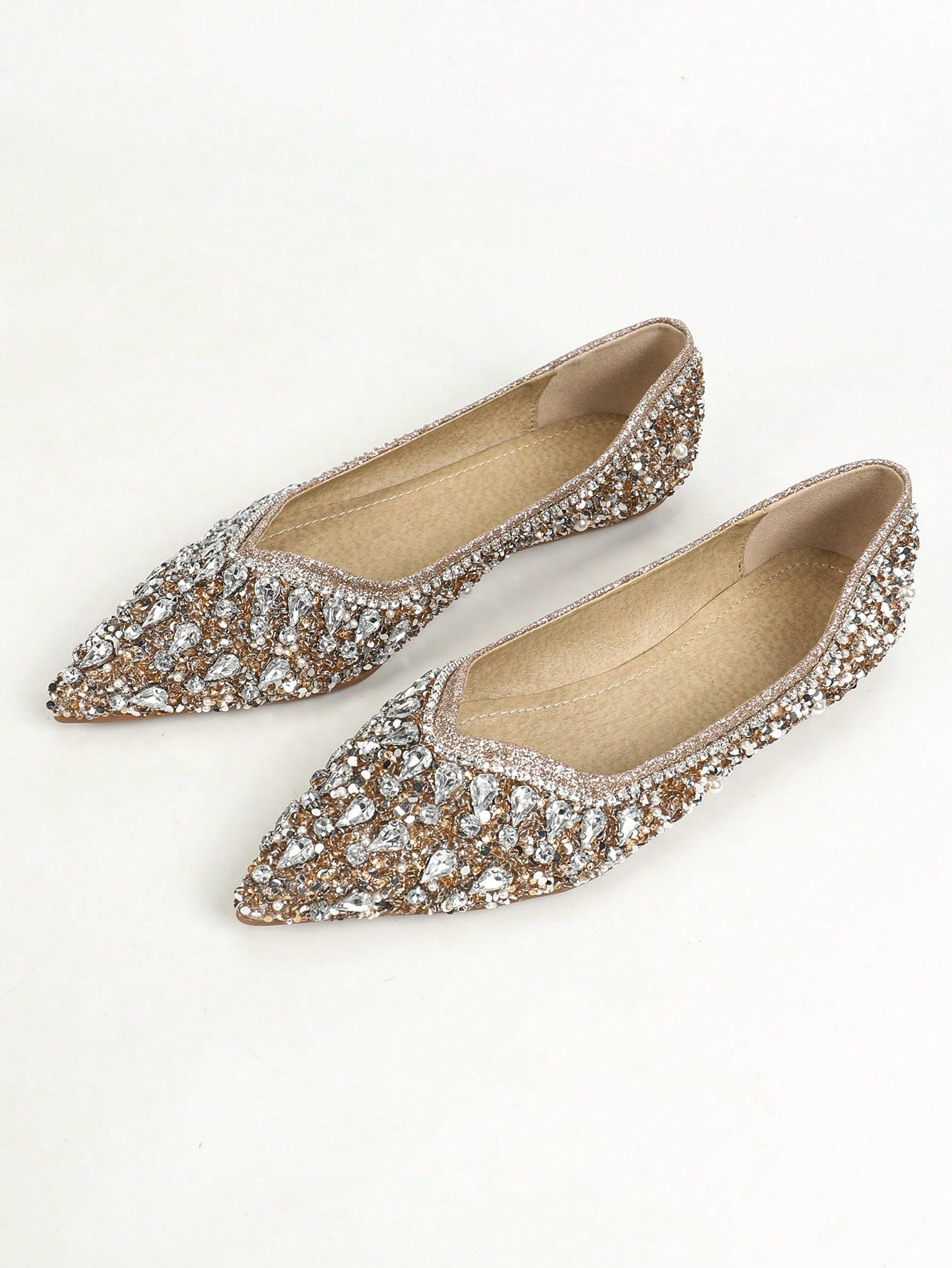 In Champagne Women Flats