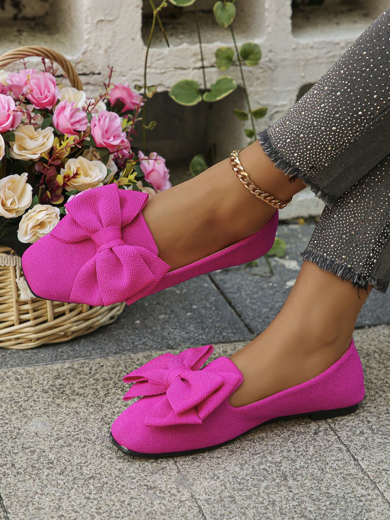 In Hot Pink Women Flats