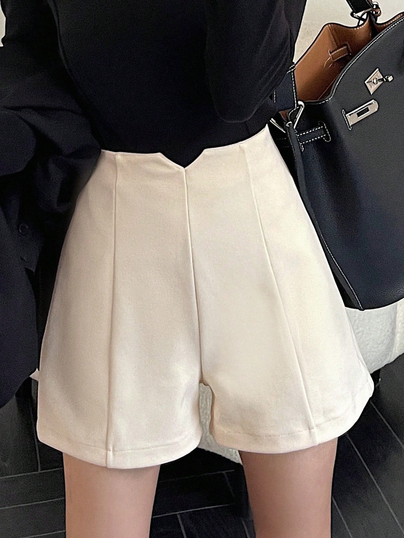 In Beige Women Shorts