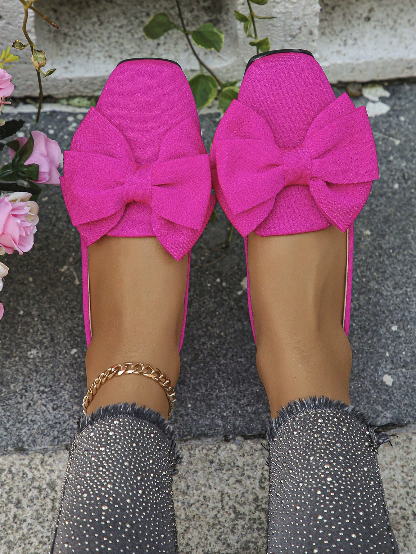 In Hot Pink Women Flats