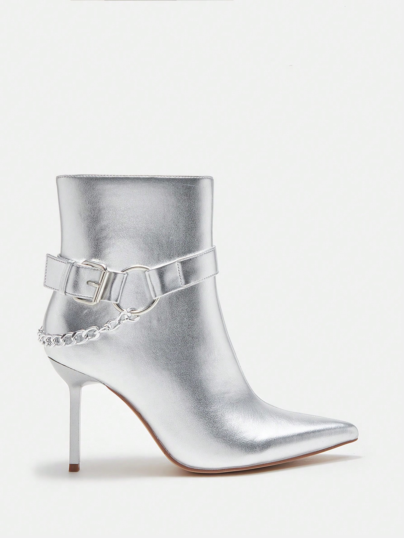 In Silver Women Ankle Boots & Booties