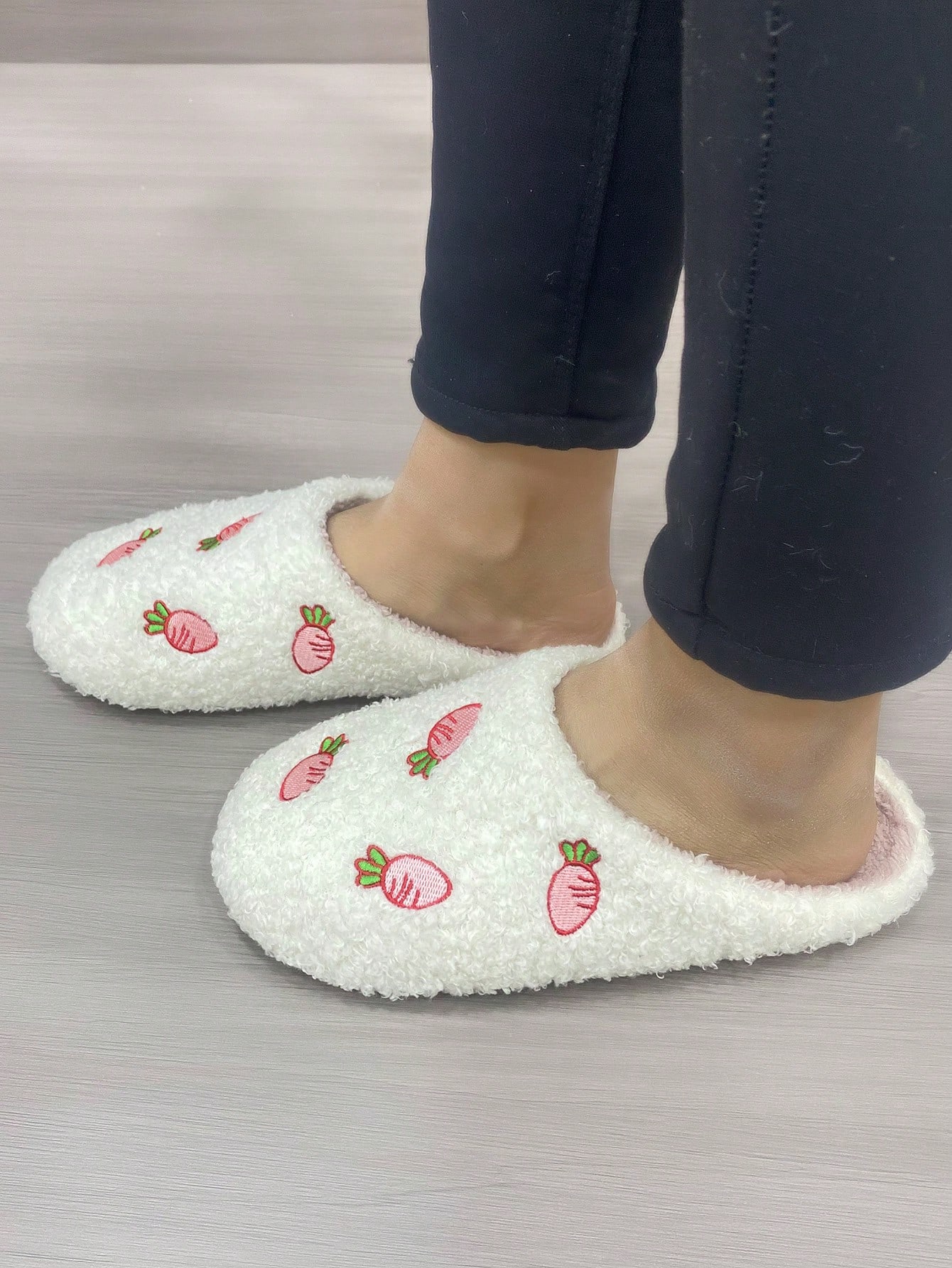 In Beige Women Home Slippers