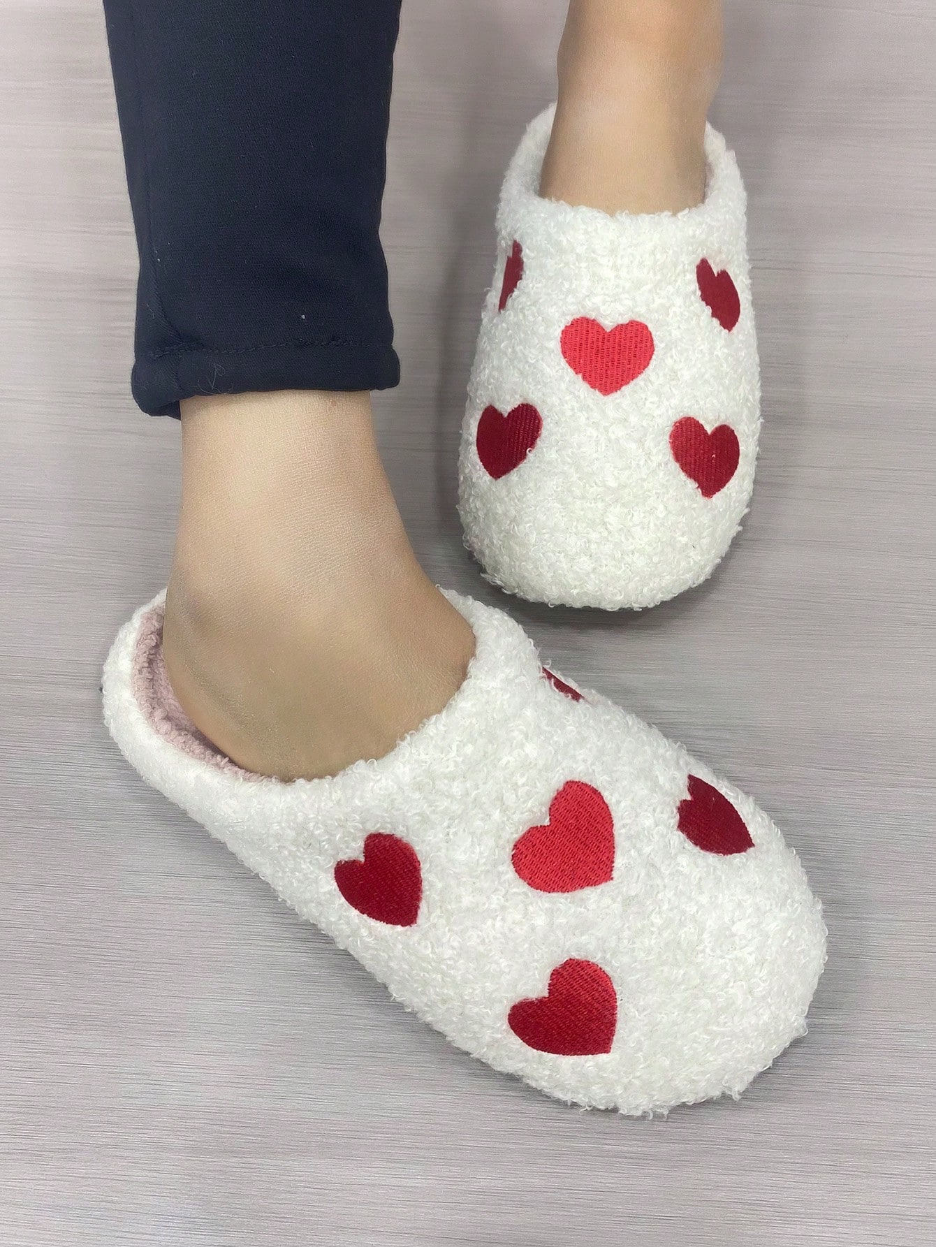 In Beige Women Home Slippers