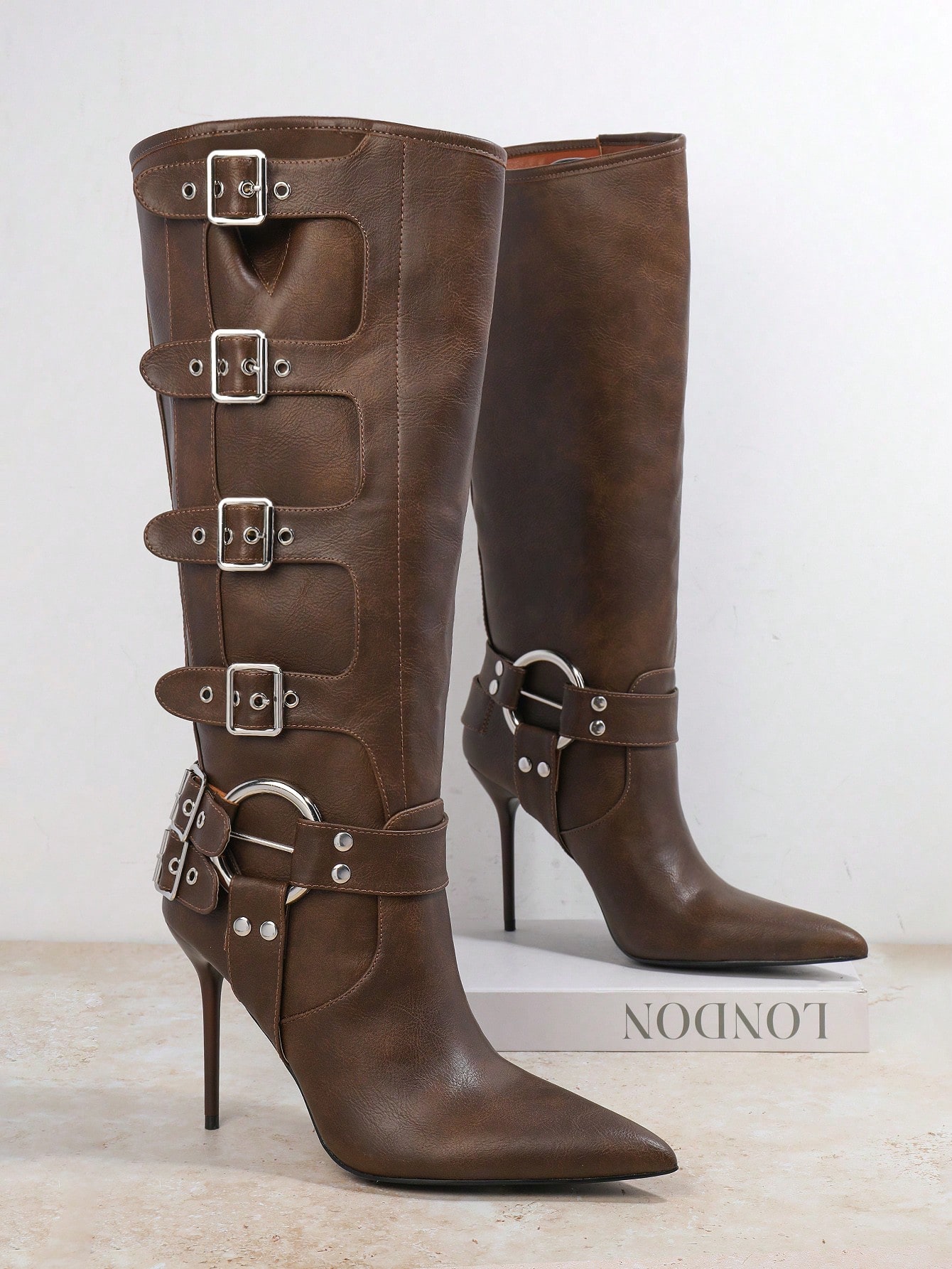 In Brown Women Mid-Calf Boots