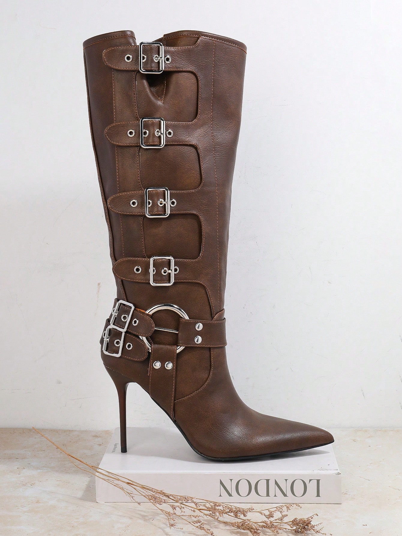 In Brown Women Mid-Calf Boots