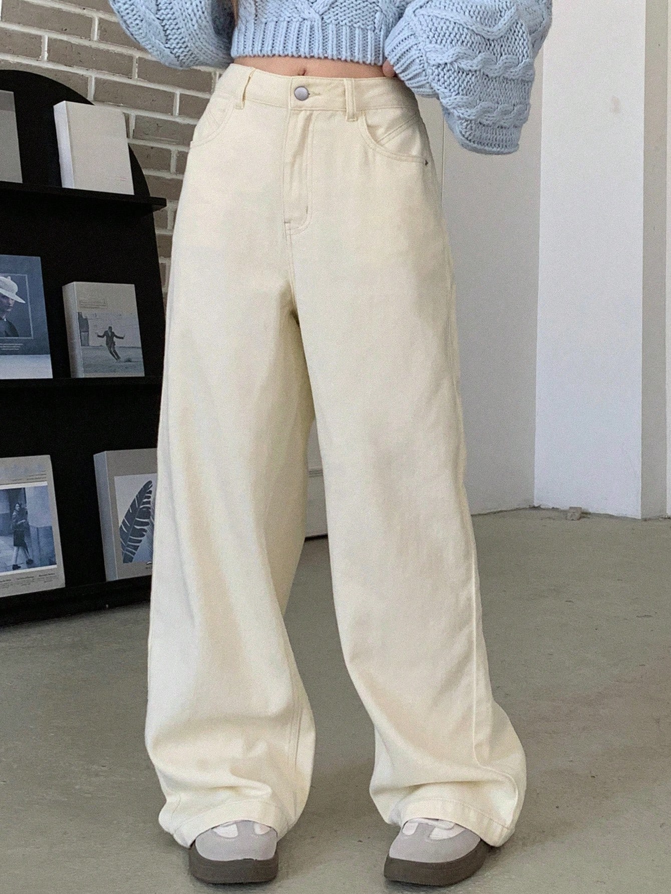 In Beige Women Jeans