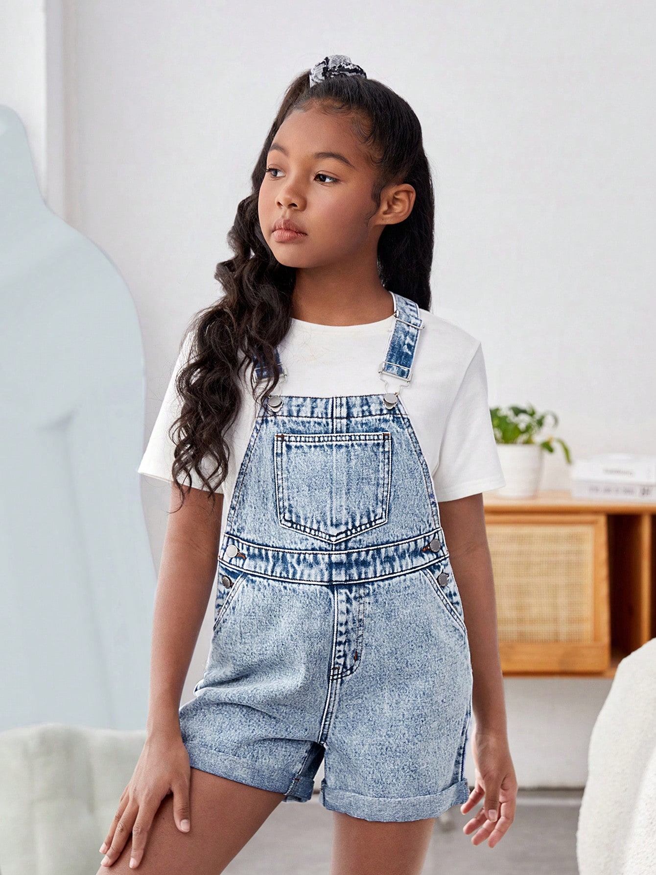 Tween Girls Denim Overalls & Jumpsuits