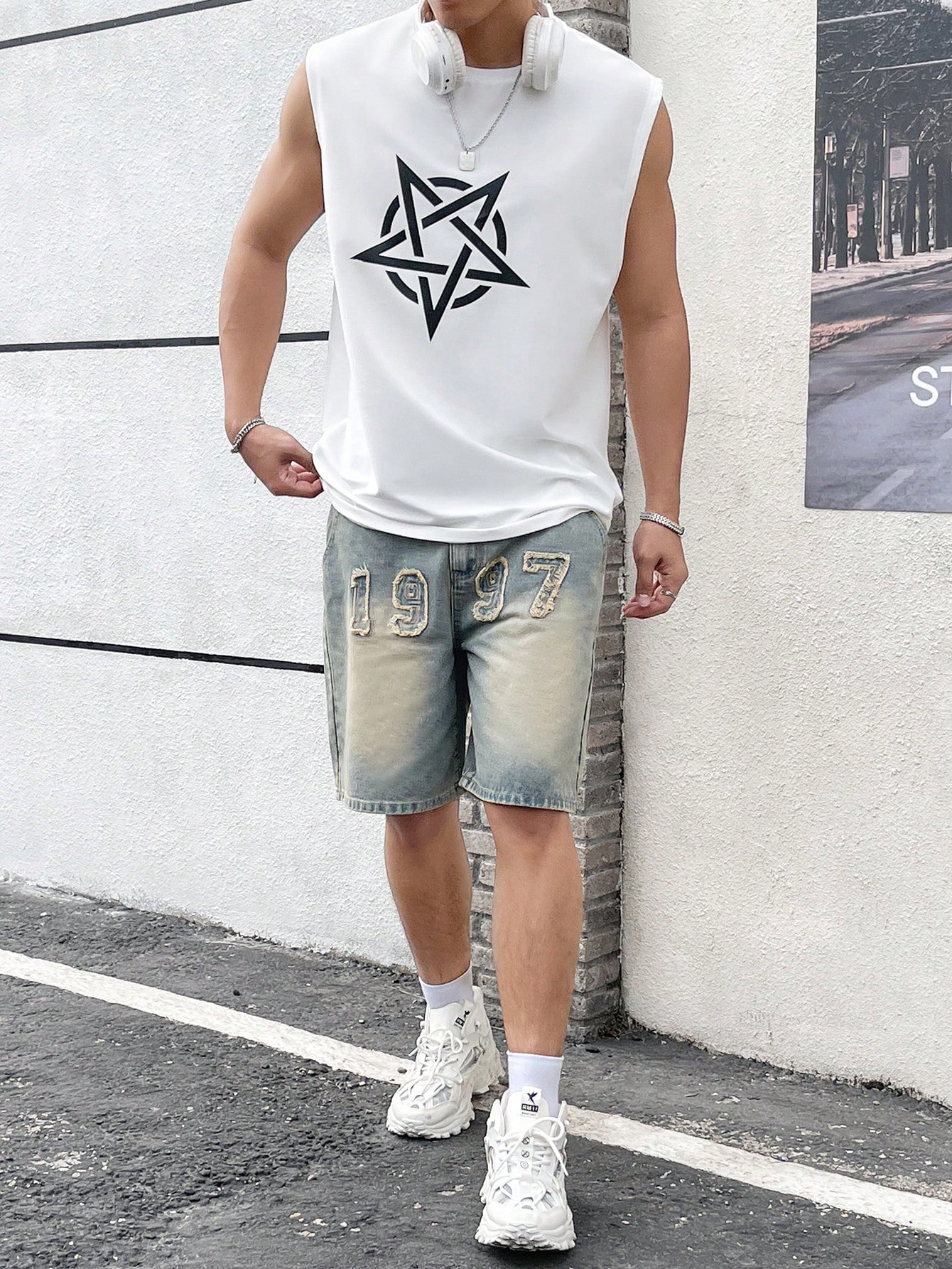 Men Denim Shorts