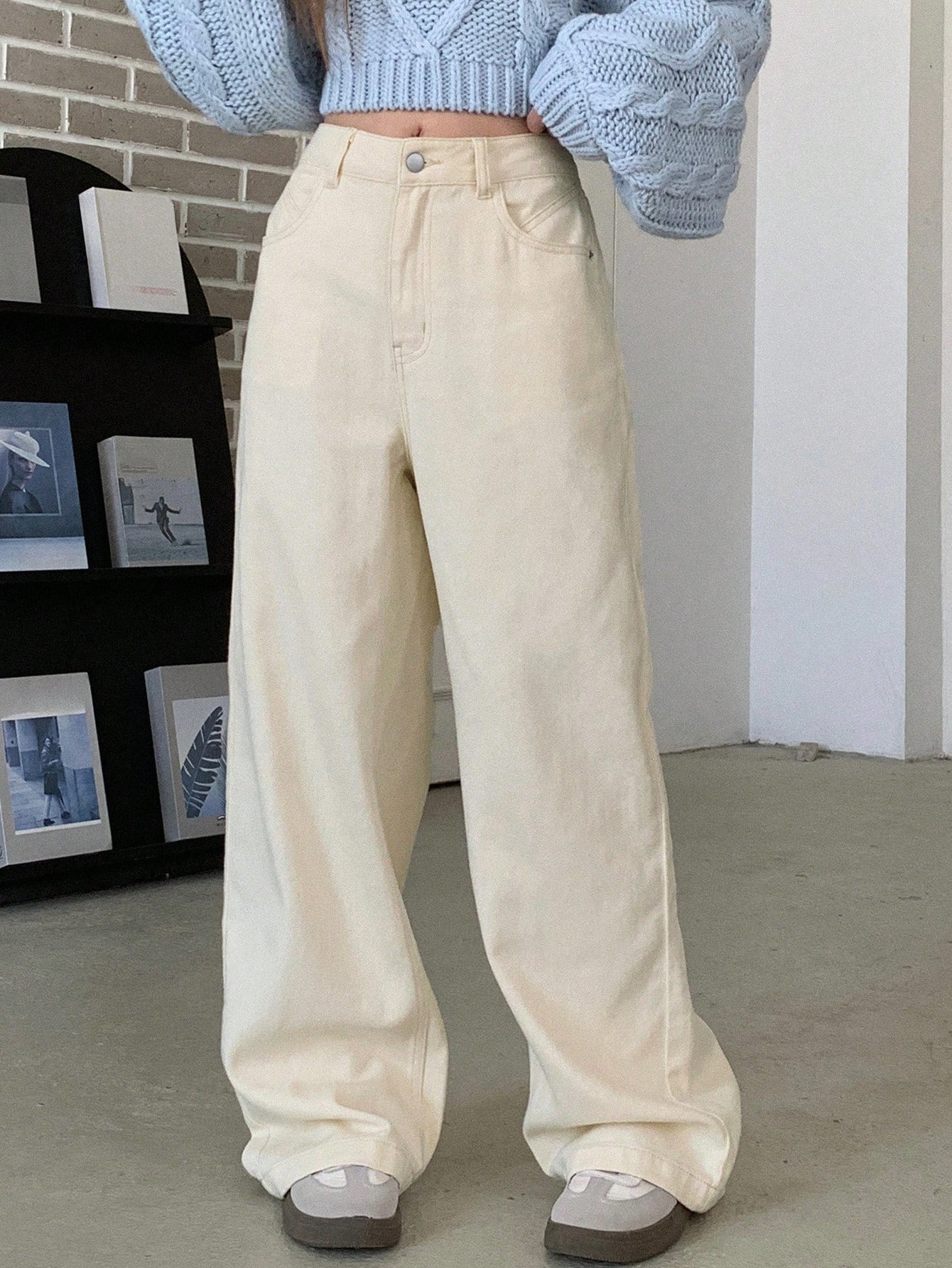 In Beige Women Jeans