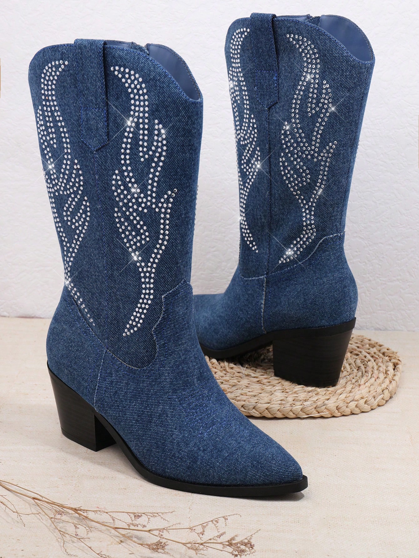 In Blue Women Fashion Boots