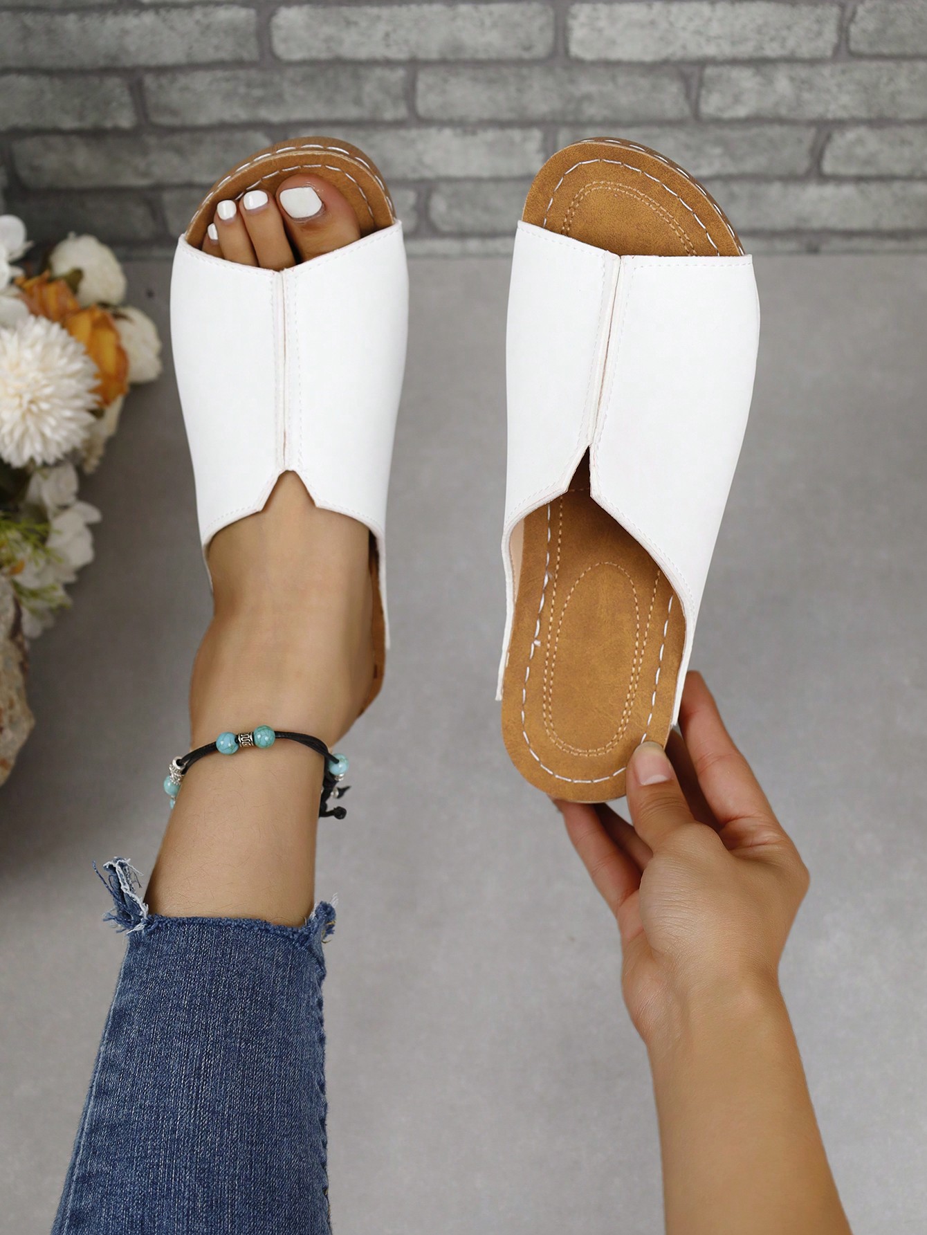 In White Women Platforms & Wedge Sandals