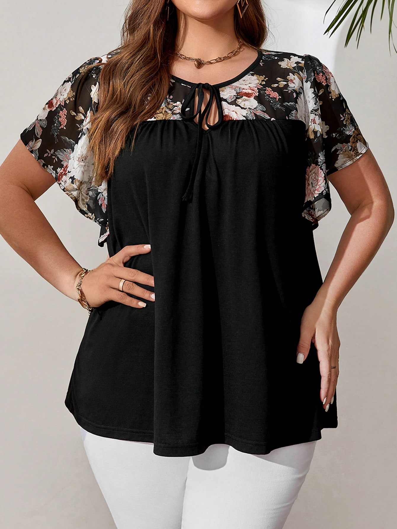 In Casual Plus Size Women Tops