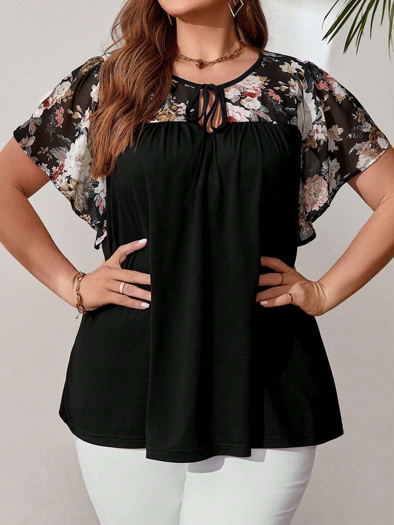 In Casual Plus Size Women Tops