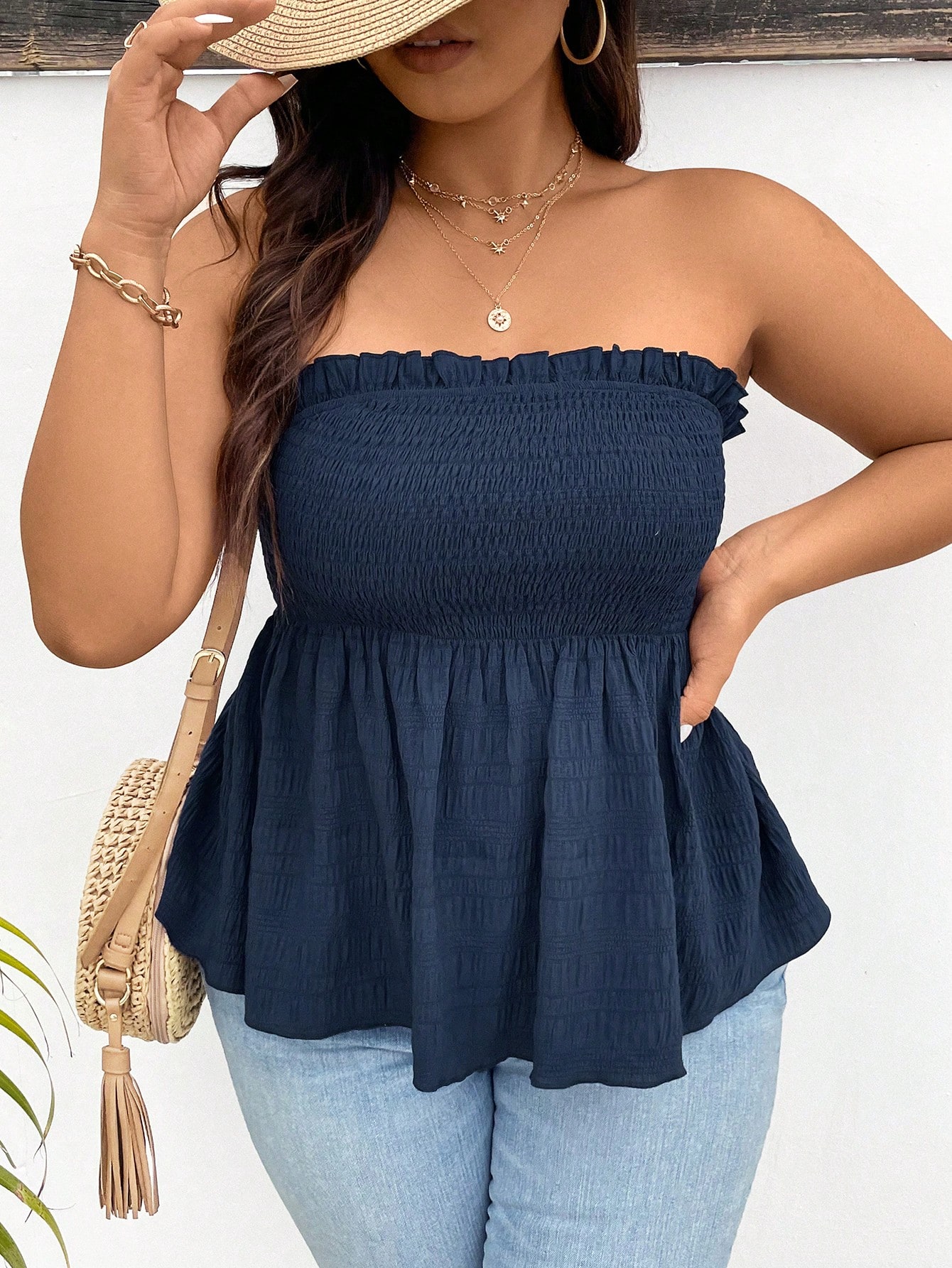 In Casual Plus Size Women Tops