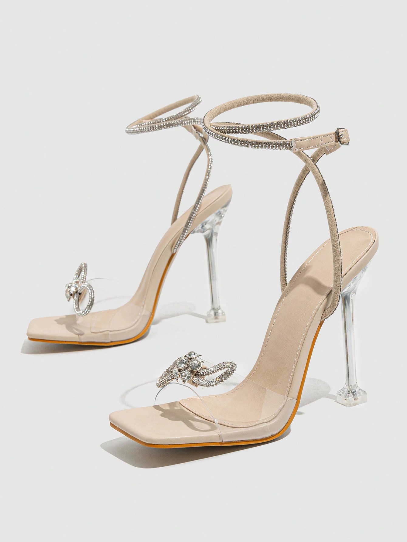 In Apricot Women Heeled Sandals