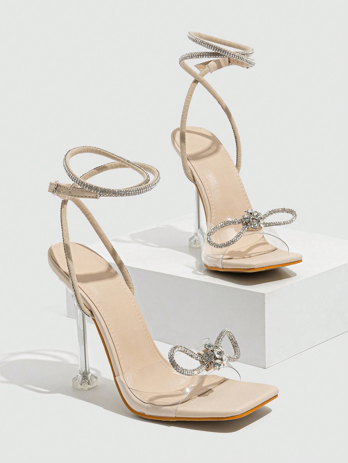 In Apricot Women Heeled Sandals