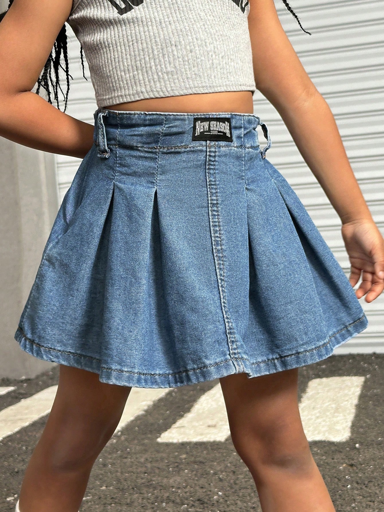 Young Girls Denim Skirts