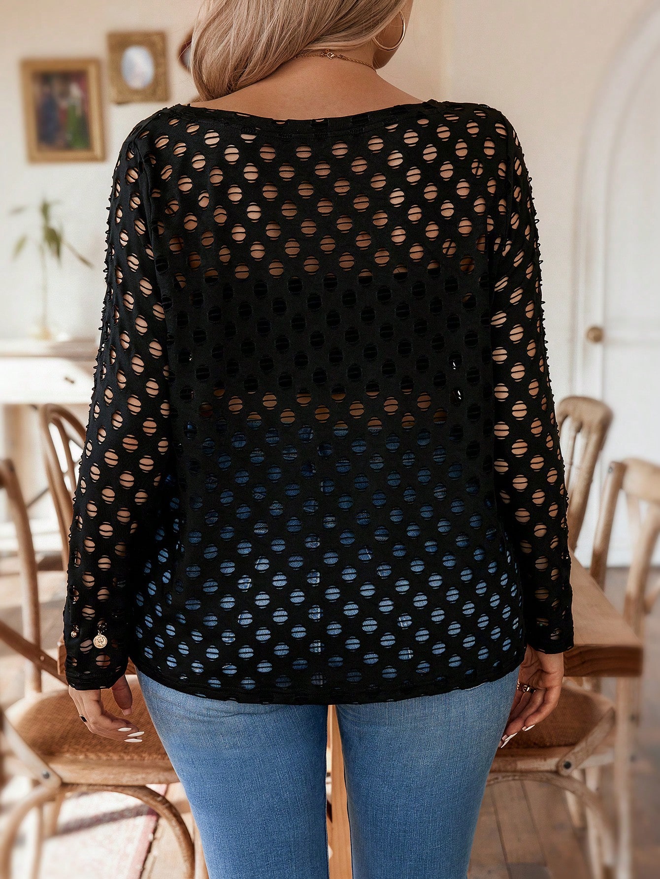 In Casual Plus Size Women Tops