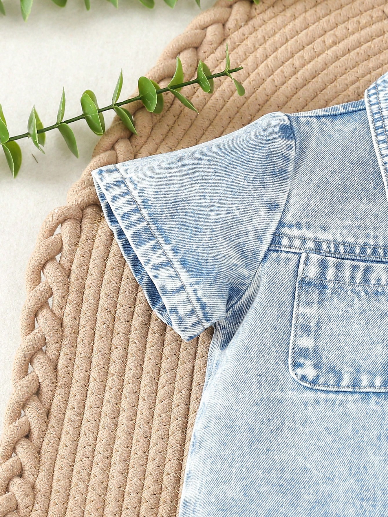 Young Boys Denim Two-piece Outfits