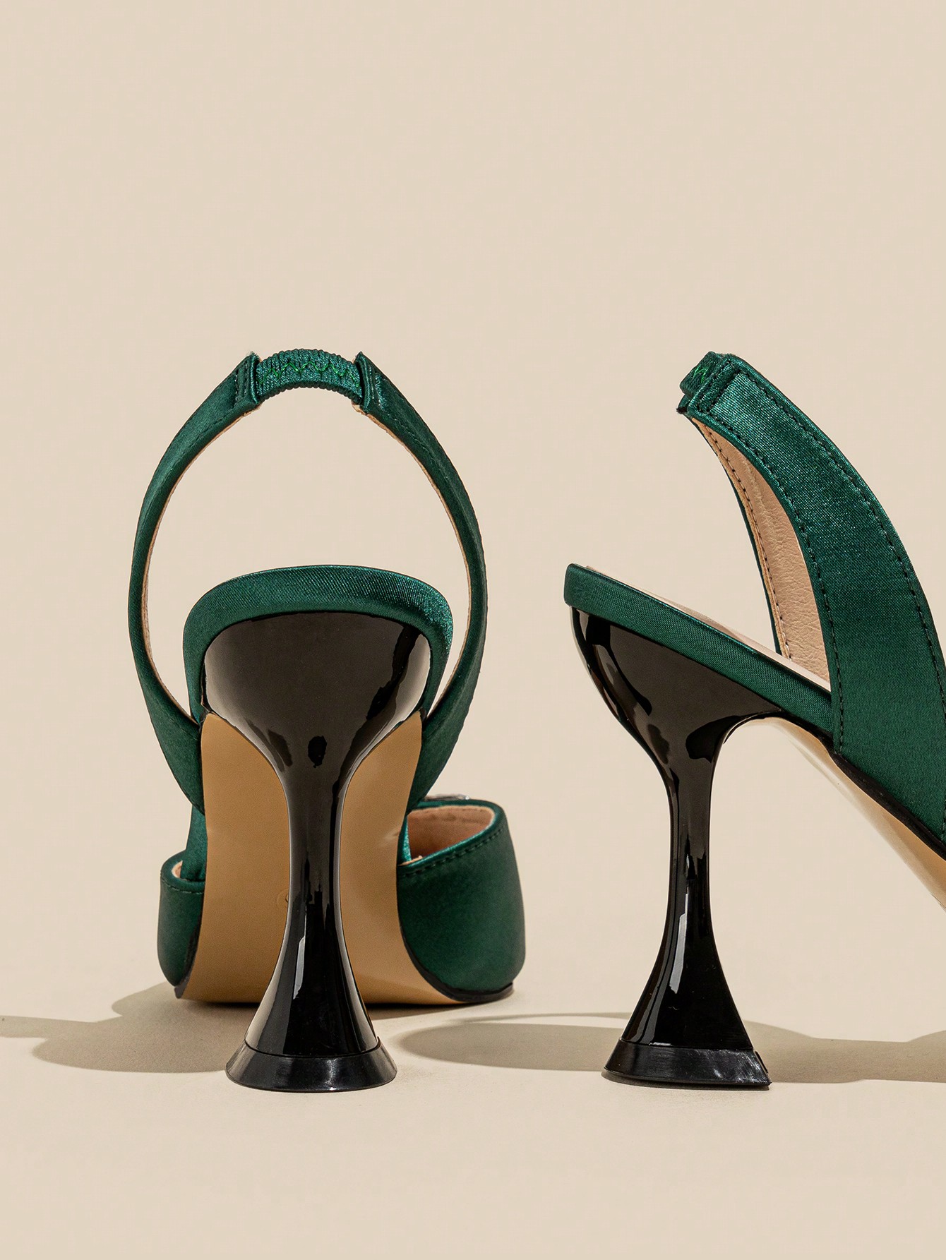 In Dark Green Women Shoes