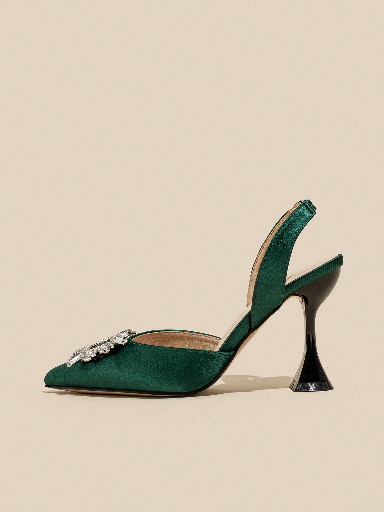 In Dark Green Women Shoes