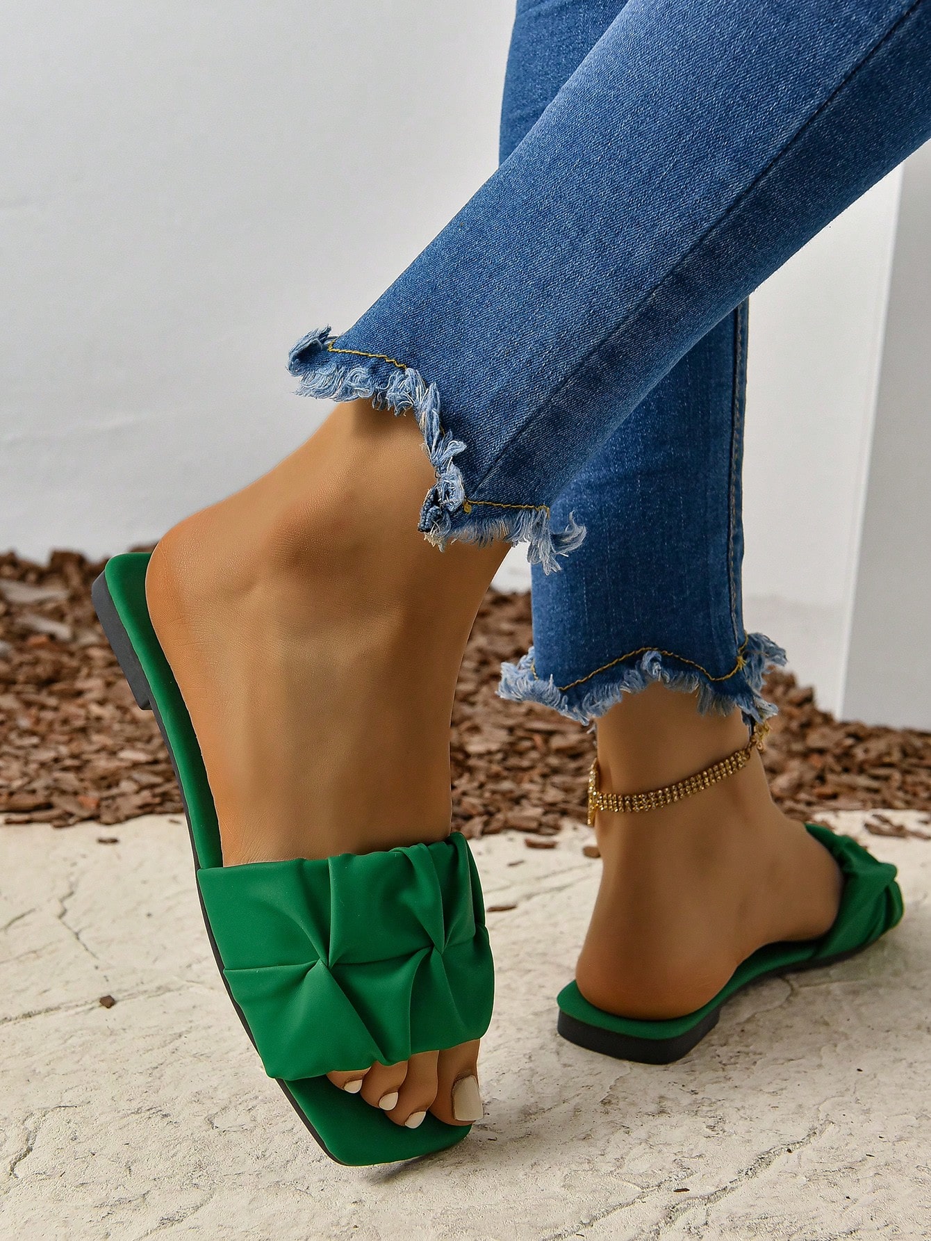 In Green Women Shoes