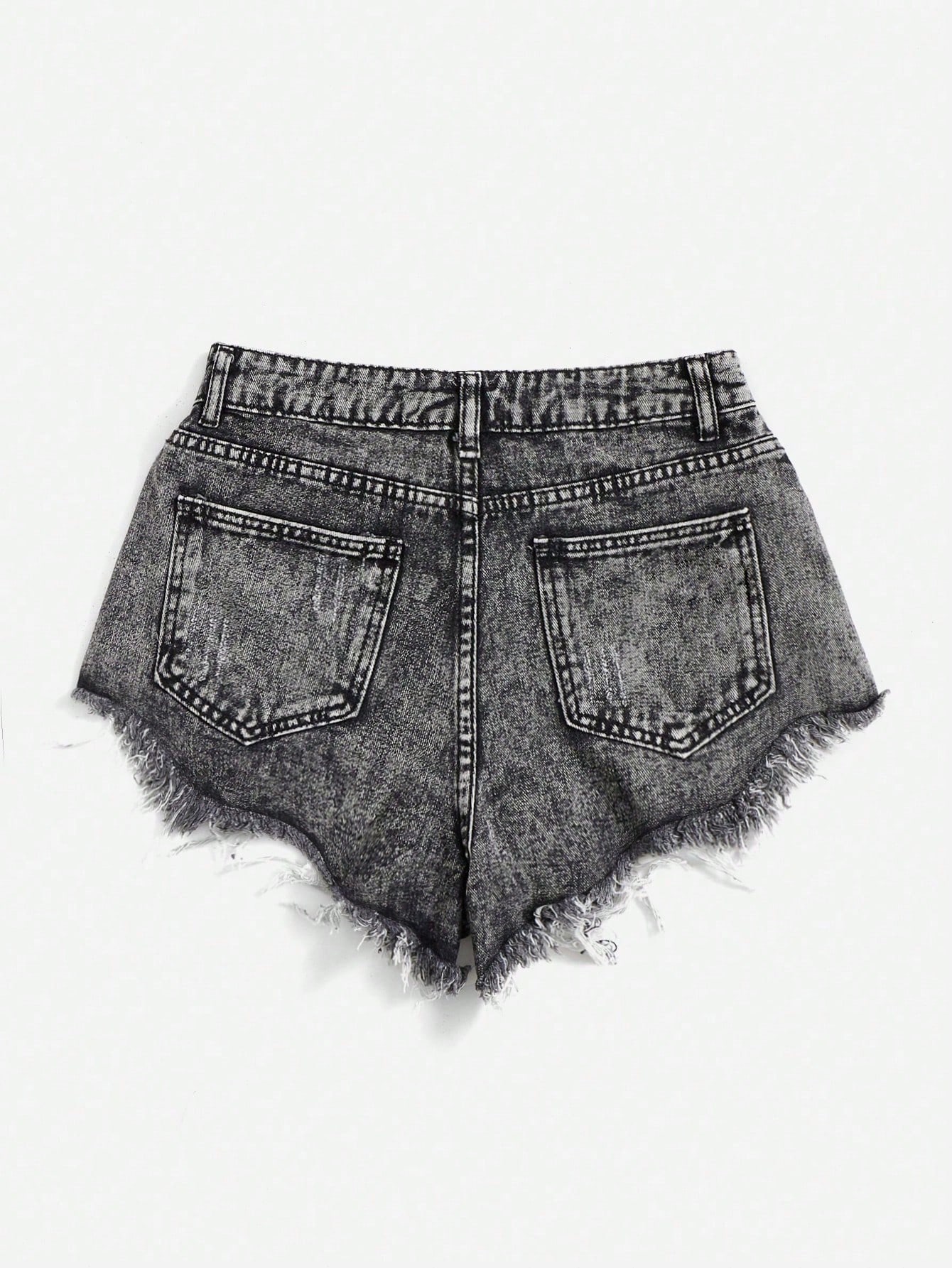 Plus Size Denim Shorts