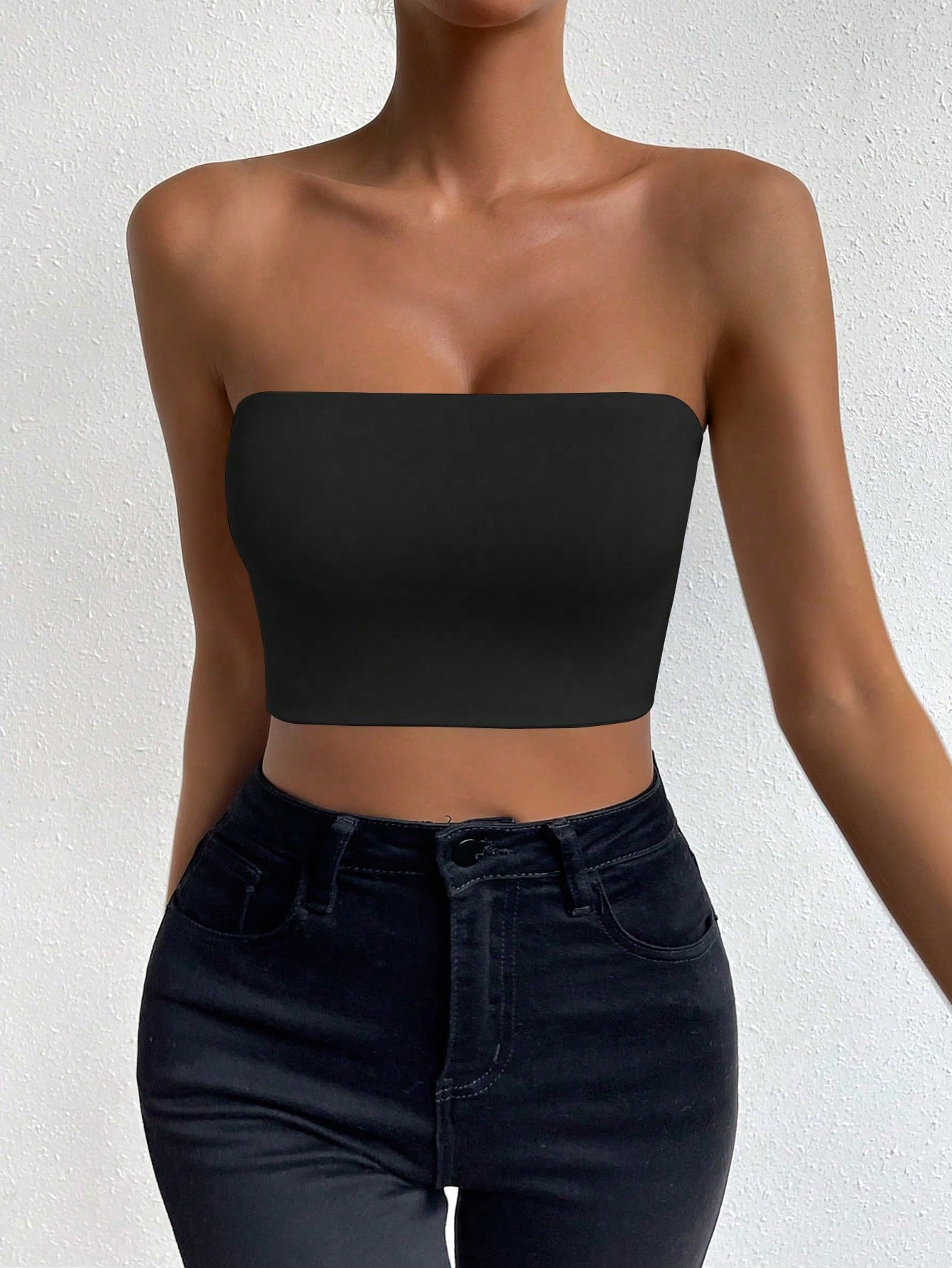 In Black Women Tops