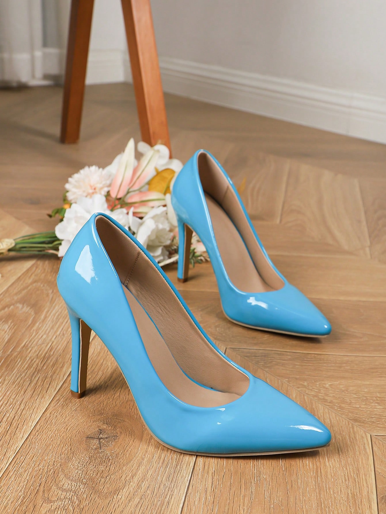 In Baby Blue Women Pumps