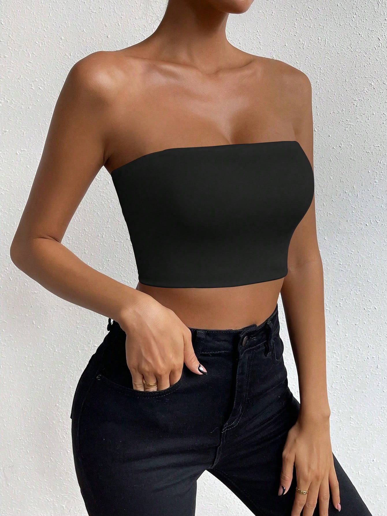 In Black Women Tops